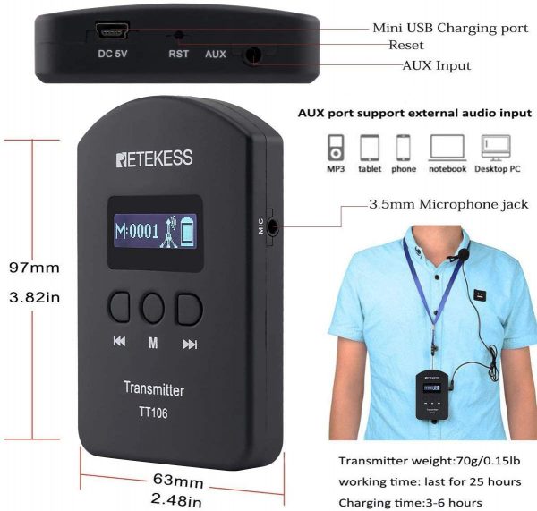 Retekess TT106 Reiseleitersystem – Bild 8